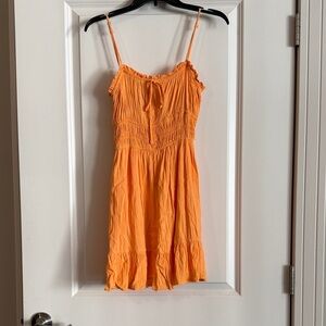 Forever 21 Vibrant Orange Mini Dress